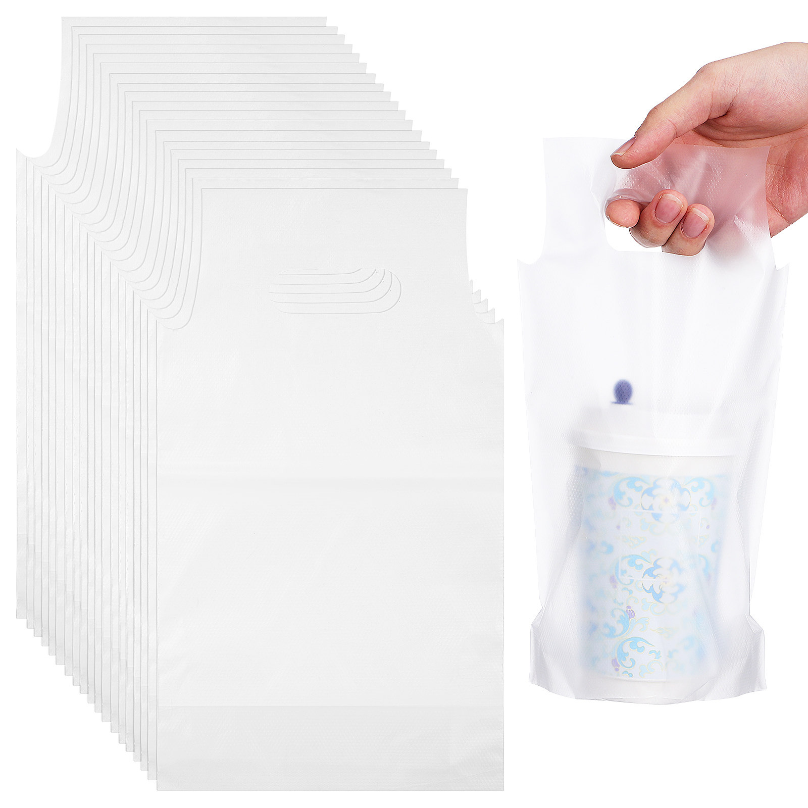 500 Sacos Transparentes para B - Coffee Tea With Milk avaliação e preço