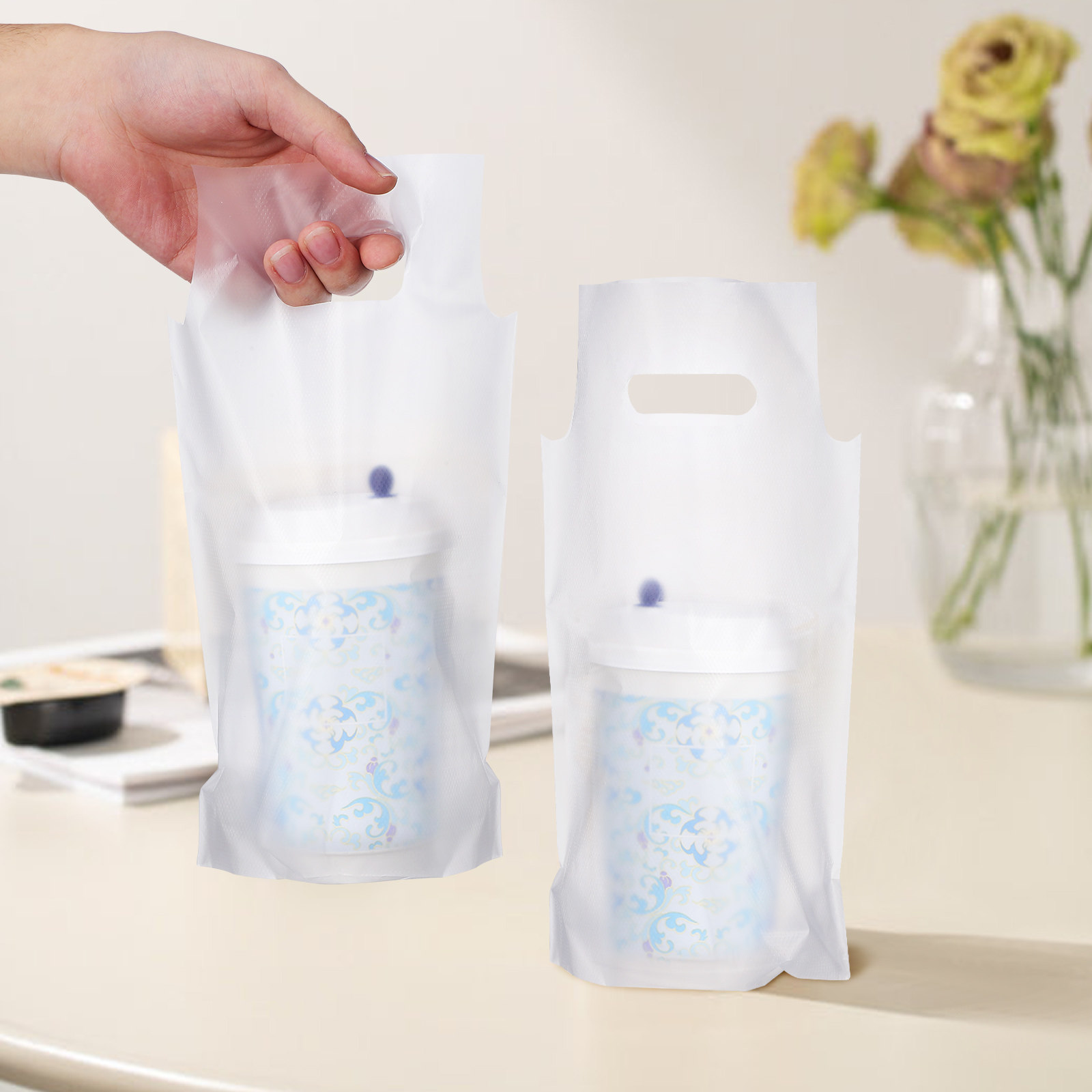 500 Sacos Transparentes para B - Coffee Tea With Milk avaliação e preço