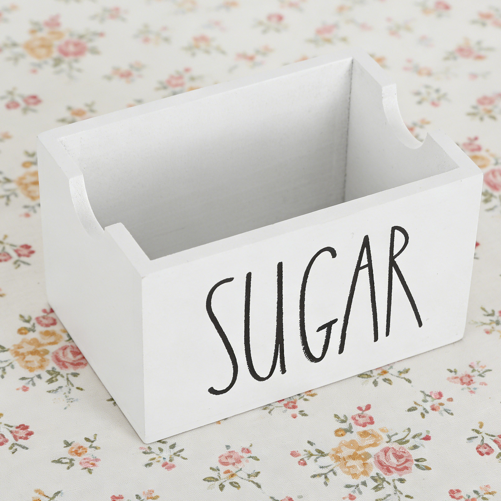 Suporte de madeira para pacote - Coffee Tea Sugar avaliação e preço