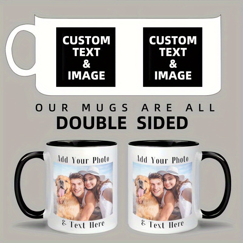 Caneca de cerâmica personaliza - Coffee Tea Images avaliação e preço