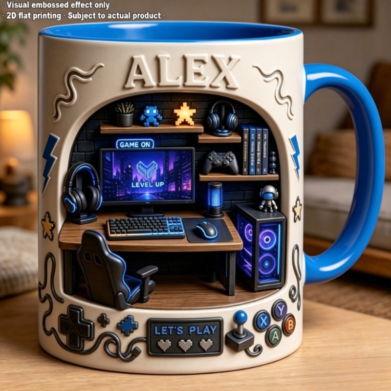 Caneca com tema de eSports, co - Coffee Tea Name avaliação e preço