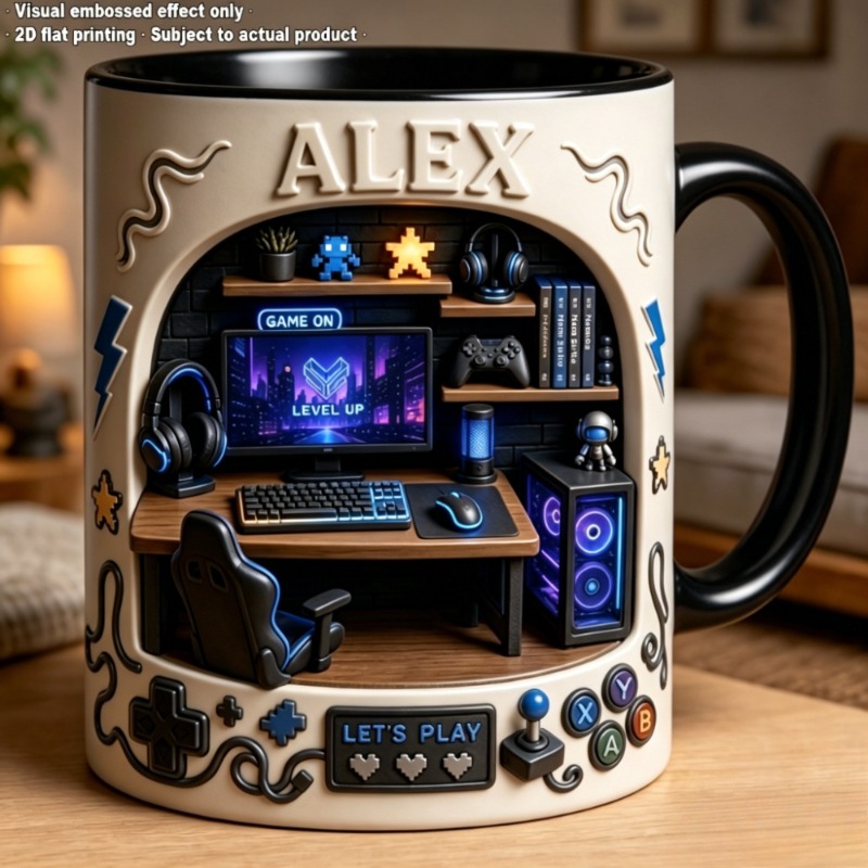 Caneca com tema de eSports, co - Coffee Tea Name avaliação e preço