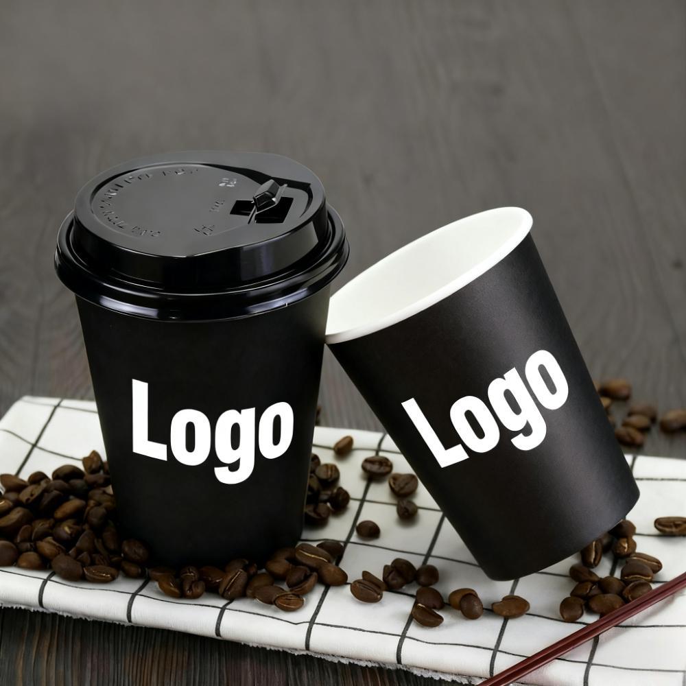 50/100 copos de papel descartá - Coffee Tea Name avaliação e preço