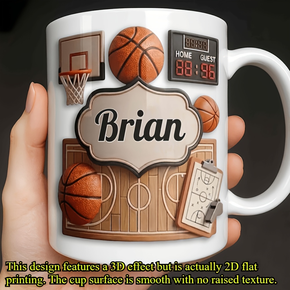Caneca de Basquete Personaliza - Coffee Tea Name avaliação e preço